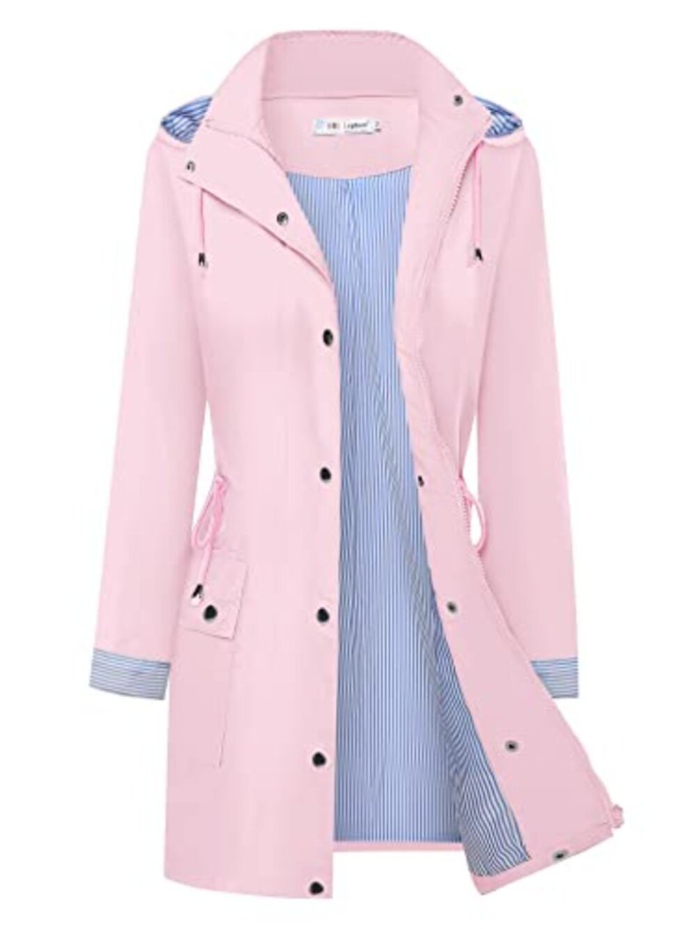 Women's Waterproof Windproof Raincoat with Hood